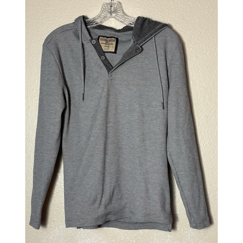 Hudson & Barrow NYC Size Small Gray Hoodie
